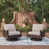 image:imageSignature Design by Ashley Outdoor Swivel Chairs Set of 2 Resin Wicker