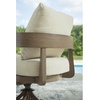 image:imageSignature Design by Ashley Outdoor Swivel Dining Chairs Set of 2