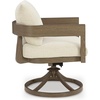 image:imageSignature Design by Ashley Outdoor Swivel Dining Chairs Set of 2