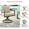 image:imageSignature Design by Ashley Outdoor Swivel Dining Chairs Set of 2