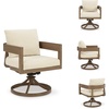 image:imageSignature Design by Ashley Outdoor Swivel Dining Chairs Set of 2