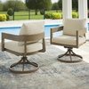 image:imageSignature Design by Ashley Outdoor Swivel Dining Chairs Set of 2