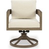 image:imageSignature Design by Ashley Outdoor Swivel Dining Chairs Set of 2