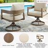 image:imageSignature Design by Ashley Outdoor Swivel Dining Chairs Set of 2
