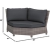 image:imageSignature Design by Ashley Salem Beach Outdoor Corner Seat GrayCorner Chair