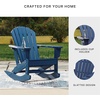 image:imageSignature Design by Ashley Sundown Treasure HDPE Patio Rocking Chair WhiteBlue
