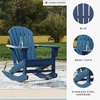 image:imageSignature Design by Ashley Sundown Treasure HDPE Patio Rocking Chair WhiteBlue