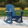 image:imageSignature Design by Ashley Sundown Treasure HDPE Patio Rocking Chair WhiteBlue