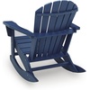 image:imageSignature Design by Ashley Sundown Treasure HDPE Patio Rocking Chair WhiteBlue