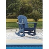 image:imageSignature Design by Ashley Sundown Treasure HDPE Patio Rocking Chair WhiteBlue