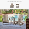 image:imageSignature Design by Ashley Sundown Treasure HDPE Patio Rocking Chair WhiteLight Brown