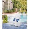 image:imageSignature Design by Ashley Sundown Treasure HDPE Patio Rocking Chair WhiteWhite