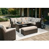 image:imageSignature Design by Ashley Wicker Patio Lounge Chair Brown Deck ArmchairLounge Chair