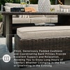 image:imageSignature Design by Ashley Wicker Patio Lounge Chair Brown Deck ArmchairSectional and Bench