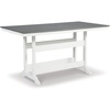 image:imageSignature Design by Ashley Fairen Trail 30 HDPE Durable Outdoor Barstool 2 Count Black amp BrownWhiteGray