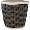 image:imageSignature Design by Ashley Kimora Outdoor Swivel Lounge Chair with CushionKimora Square End Table