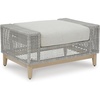 Outdoor Ottoman with Cushion