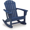 image:imageSignature Design by Ashley Sundown Treasure HDPE Patio Rocking Chair WhiteBlue