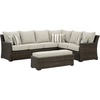 Sectional and Bench