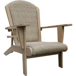 image:imageSignature Design by Ashley 1Piece Wicker Adirondack Chair BeigeAdirondack Chair
