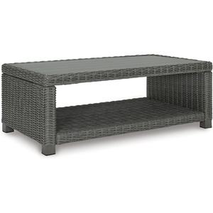 image:imageSignature Design by Ashley Elite Park Outdoor Bench with Foam Cushion Nuvella Weather Resistant Fabric Rust Free Aluminum Frame 54 W x 17 D x 165 H GrayCoffee