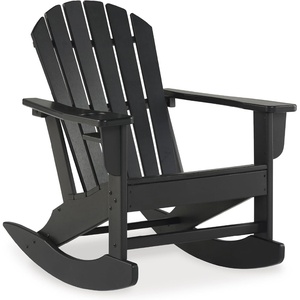 image:imageSignature Design by Ashley Sundown Treasure HDPE Patio Rocking Chair WhiteBlack
