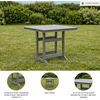 image:imageSignature Design by Ashley 1Piece Outdoor Counter Height Table Gray