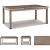 image:imageSignature Design by Ashley Beach Front Contemporary Outdoor Dining Extension Table Light BrownDining Table