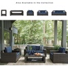 image:imageSignature Design by Ashley Grasson Lane Outdoor Wicker Cocktail Table with Aluminum Frame BrownCoffee Table
