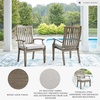 image:imageSignature Design by Ashley Patio Dining Table Sintered Stone 84 inOutdoor Arm Chair with Cushion Set of 2