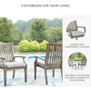 image:imageSignature Design by Ashley Patio Dining Table Sintered Stone 84 inOutdoor Arm Chair with Cushion Set of 2
