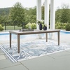 image:imageSignature Design by Ashley Patio Dining Table Sintered Stone 84 inOutdoor Dining Table