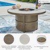 image:imageSignature Design by Ashley Patio Dining Table Sintered Stone 84 inOutdoor Firepit Table