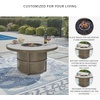 image:imageSignature Design by Ashley Patio Dining Table Sintered Stone 84 inOutdoor Firepit Table