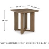image:imageSignature Design by Ashley Serene Bay 6Person Outdoor Dining TableOutdoor End Table