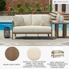 image:imageSignature Design by Ashley Serene Bay 6Person Outdoor Dining TableOutdoor Loveseat with Cushion