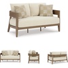 image:imageSignature Design by Ashley Serene Bay 6Person Outdoor Dining TableOutdoor Loveseat with Cushion