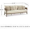 image:imageSignature Design by Ashley Serene Bay 6Person Outdoor Dining TableOutdoor Sofa with Cushion