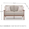 image:imageSignature Design by Ashley 2Seater Outdoor Patio Loveseat Driftwood