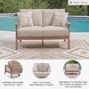 image:imageSignature Design by Ashley 2Seater Outdoor Patio Loveseat Driftwood