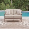 image:imageSignature Design by Ashley 2Seater Outdoor Patio Loveseat Driftwood