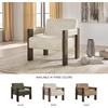 image:imageSignature Design by Ashley Accent Chair Olive Green VelvetBeige  Dark Brown