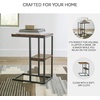 image:imageSignature Design by Ashley C Shaped End Table Natural Wood and Black