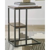 image:imageSignature Design by Ashley C Shaped End Table Natural Wood and Black