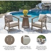 image:imageSignature Design by Ashley Cool Days 3Piece Outdoor Bistro Set Beige