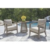 image:imageSignature Design by Ashley Cool Days 3Piece Outdoor Bistro Set Beige