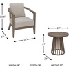 image:imageSignature Design by Ashley Cool Days 3Piece Outdoor Bistro Set Beige