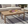 image:imageSignature Design by Ashley Hillside Barn Outdoor Loveseat with Cushion Heavy Duty Wind Resistant Resin Polymer and Nuvella Fabric Porch Couch for Patio and Sunroom GrayBrown 55 WLight Brown