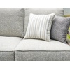 image:imageSignature Design by Ashley Hillside Barn Outdoor Loveseat with Cushion Heavy Duty Wind Resistant Resin Polymer and Nuvella Fabric Porch Couch for Patio and Sunroom GrayBrown 55 WDark Brown