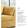 image:imageSignature Design by Ashley Keerwick Scandinavian Upholstered Oversized Chair with 2 Bolster Pillows YellowYellow